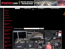 Tablet Screenshot of dragcars.com